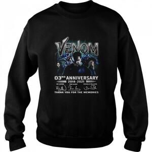 Venom 03Rd Anniversary Thank You For The Memories Sweatshirt